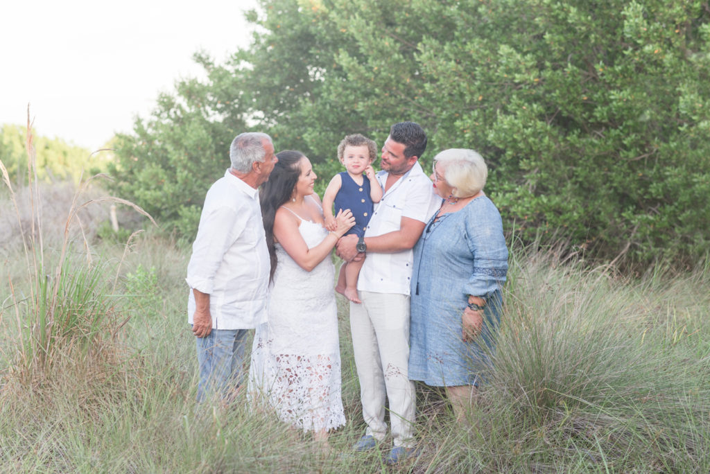 Extended Family Session in Siesta Key 